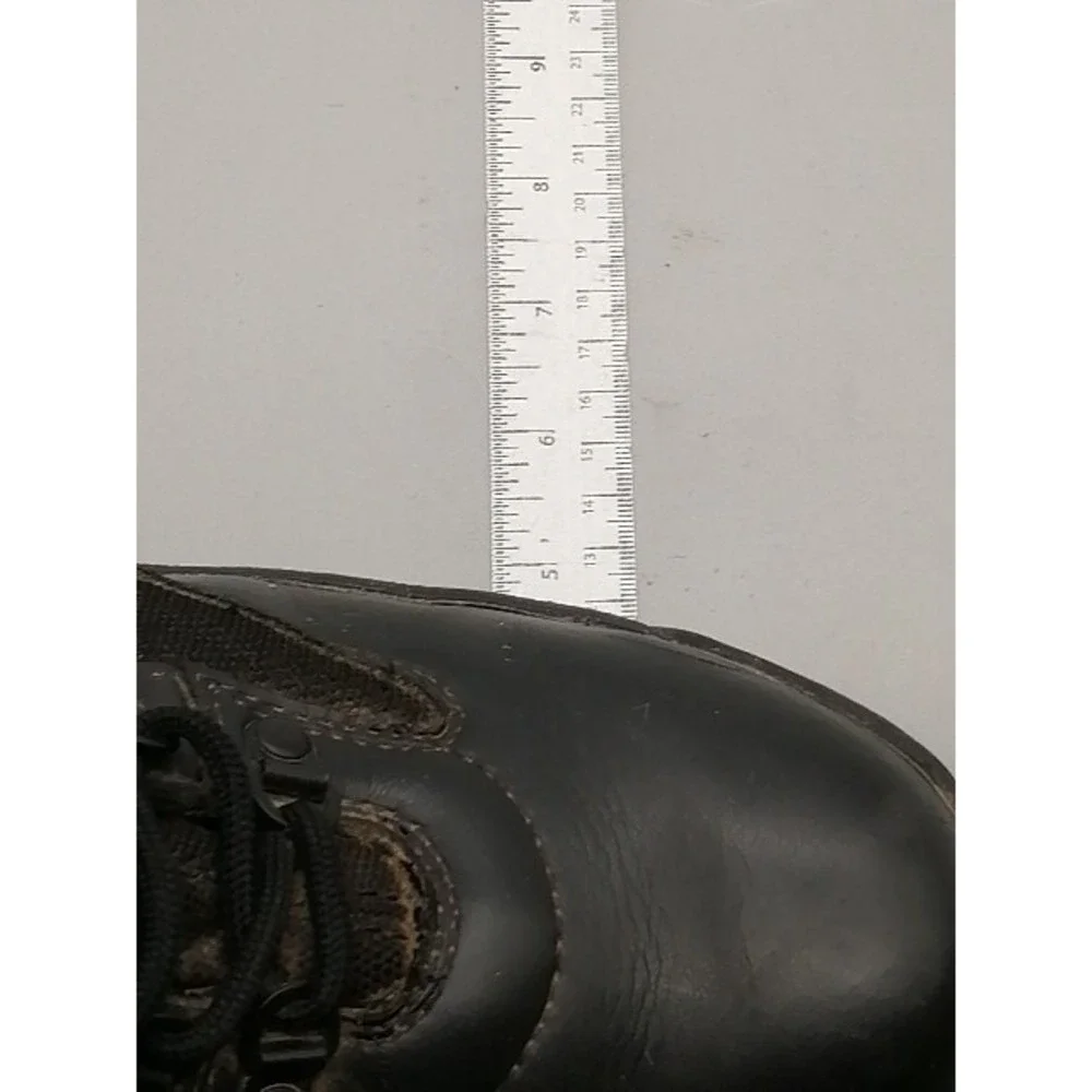 Galls Boots Mens Black 9.5 Wide Tactical Duty Work Shoe Leather Hard Toe SP430